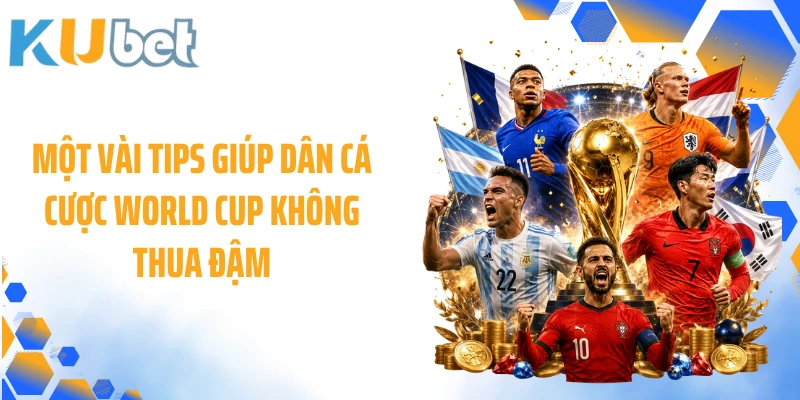 Một vài tips giúp dân cá cược World Cup không thua đậm